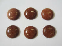 6pcs Goldstone Round Cabochon 8mm 10mm 12mm 14mm Gemstones Cabs Jewelry Gems