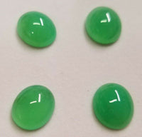 Chrysoprase Oval flat back Cabochon High Quality 4x6 5x7 up to 10x14 sizes