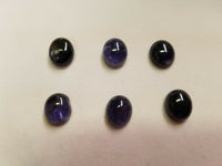Iolite Oval flat back Cabochon High Quality 5x7 6x8 7x9 8x10 10x12 10x14 sizes