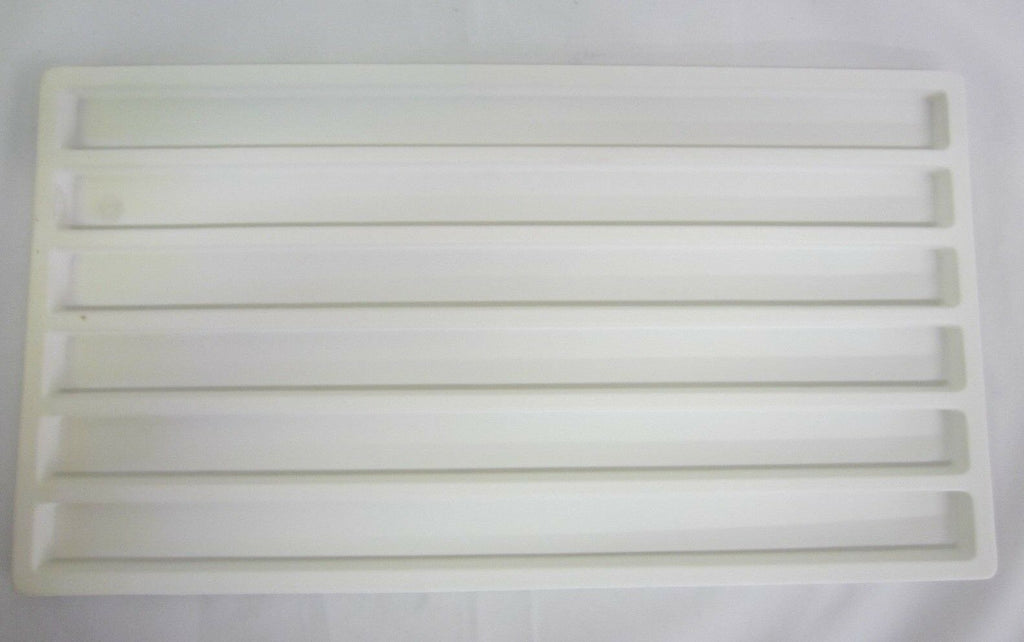 3pcs White Flocked Compartment Display Slots Inserts for Jewelry Cases and Trays