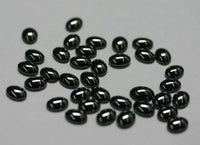 10pcs Natural Hematite Oval Cabochon 4x6 5x7 6x8 7x9 8x10 10x12 10x14 Gemstones