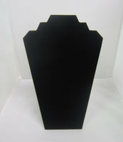 12.5"H Necklace Easel Black Velvet Stand Display Multi Necklace Holder