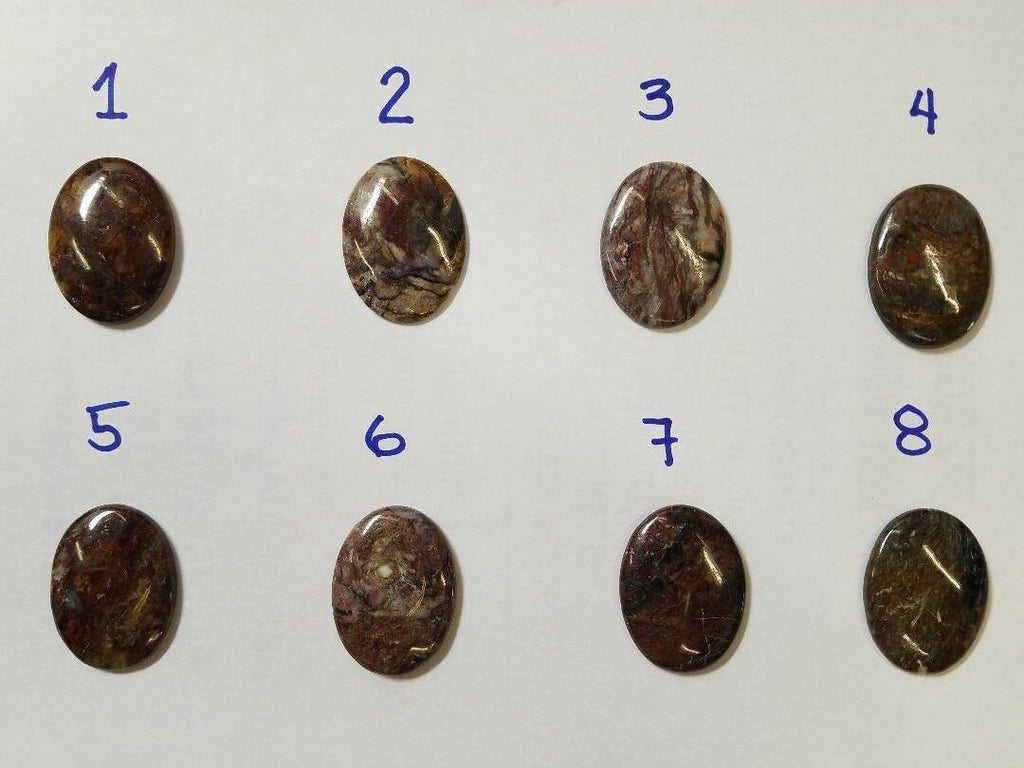 30x40mm 40x30mm Natural Oval Calibrated Pietersite Gemstones RARE Hard to Find