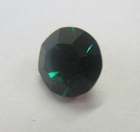 10pcs 6mm Faceted Emerald AB Glass Rhinestones Foiled Pointed Back High Quality