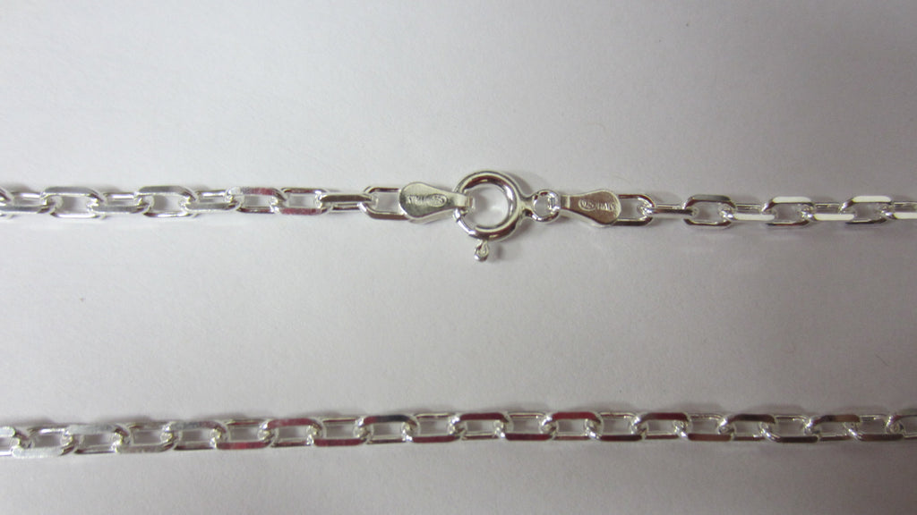 16" 2.9mm Solid .925 Sterling Silver Anchor Chain Necklace Jewelry 80829