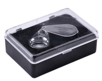 10x18MM Magnification Illuminated Chrome Body Jewelers Loupe