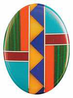 Fancy Inlay Cabochon