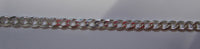 30" 3mm Solid .925 Sterling Silver 2 Sided Curb Chain Necklace Jewelry Made in Italy 83230