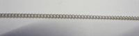 18" 1.2mm Solid .925 Sterling Silver Gourmette Tiny Curb Light Pendant Chain Necklace 81712