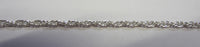 18" 1.9mm Solid .925 Sterling Silver Loose Rope Light Pendant Chain Necklace 81719