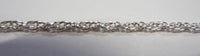 16" 1.9mm Solid .925 Sterling Silver Loose Rope Light Pendant Chain Necklace 81719