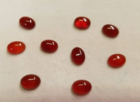 4pcs Natural Carnelian Oval flat back Cabochon High Quality 10x12, 10x14, 12x16, 13x18, 15x20 US SELLER