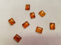 Natural Amber Rectangle Emerald cut Cabochon High Quality 7x9 Orange, 8x10 Green, 8x12, 10x14 sizes