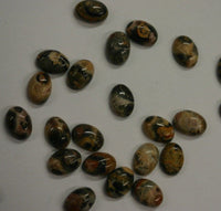 10pcs Natural Leopardskin Jasper Oval Cabochon High Quality 4x6 5x7 6x8 7x9 8x10 10x12 10x14 Gemstones