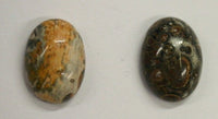 4pcs Natural Leopardskin Jasper Oval Cabochon High Quality 12x16 13x18 15x20 Gemstones