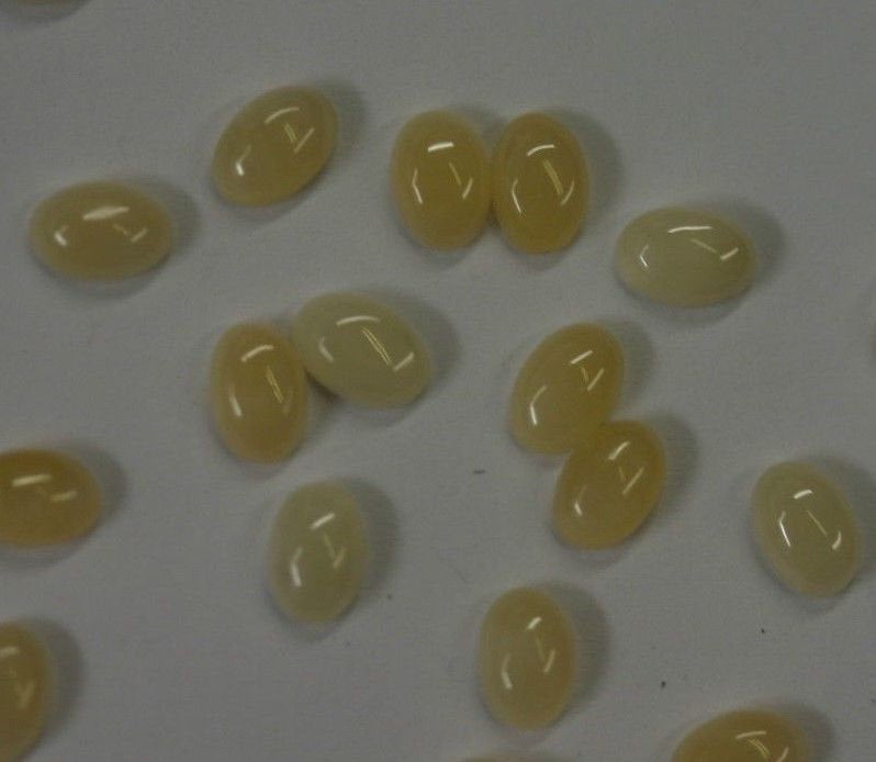 10pcs Natural Yellow Aventurine Oval Cabochon High Quality 4x6 10x12