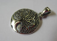 22mm Solid Sterling Silver Handmade Tree of Life Pendant US SELLER Free Neoprene Chain