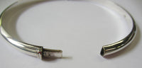 5mm Round Solid Sterling Silver Handmade Plain Bangle Bracelet