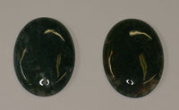 Moss Agate Oval Cabochon High Quality 18x25mm 22x30mm 30x40mm Gemstones
