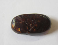 15.6mmx8mm Natural Free Form Fire Agate Gemstone 6.5 ct. Great Color Gemstone.