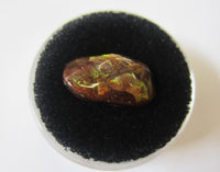 15.6mmx8mm Natural Free Form Fire Agate Gemstone 6.5 ct. Great Color Gemstone.