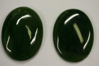 2pcs Neprhite British Columiba BC Canada Jade Calibrated Oval Cabochon 10x14 12x16 13x18 Gemstones