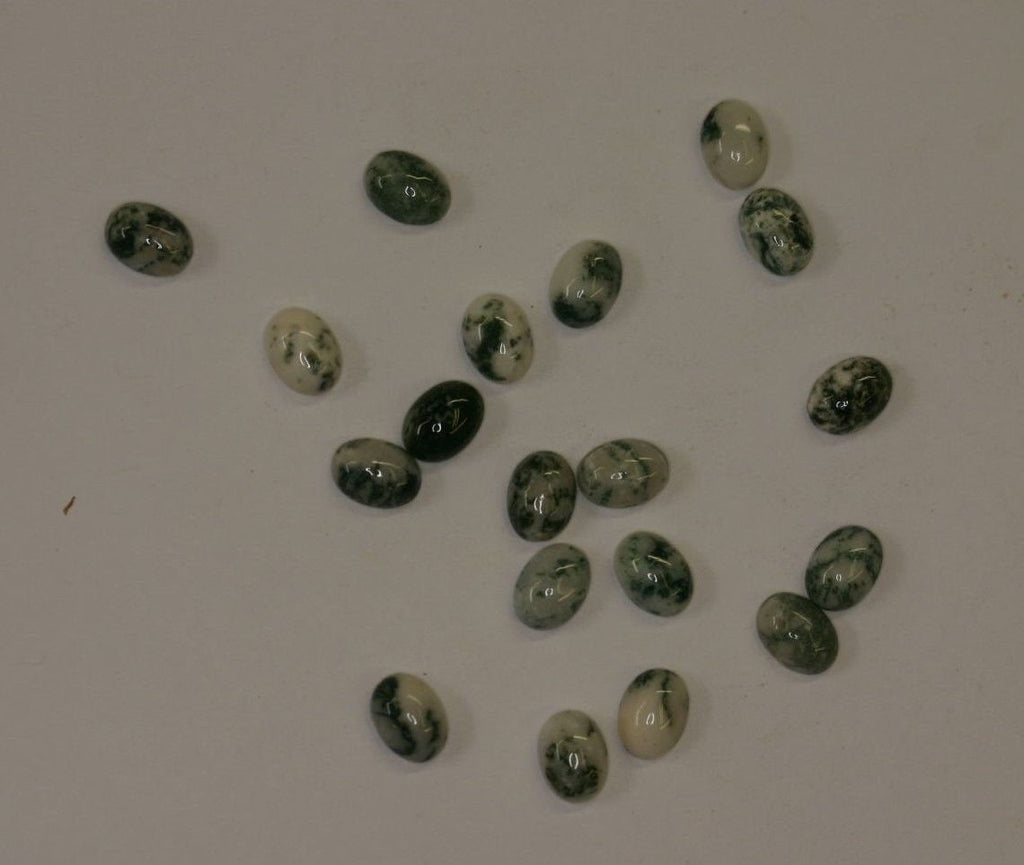 Lot of 4 Tree Agate Oval Cabochon High Quality 6x8 8x10 10x12 10x14 Gemstones