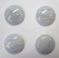 Blue Lace Agate Round Calibrated Cabochon 12mm 14mm 16mm 18mm 20mm  Gemstones US SELLER