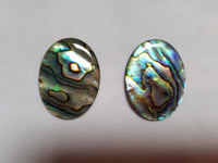 Natural Abalone Paua Shell Oval Cabochon High Quality 18x25mm 22x30mm 30x40mm Gemstones US SELLER