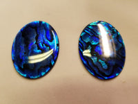 Natural Blue Paua Shell Oval Cabochon High Quality 18x25mm 22x30mm 30x40mm Gemstones US SELLER