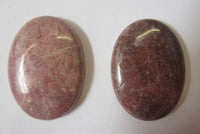 Natural Rhodonite Calibrated High Quality Oval Cabocho 18x25mm 22x30mm 30x40mm Gemstones US SELLER