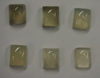 Natural Moonstone Rectangle Calibrated Cabochon High Quality 6x8mm 8x10mm 9x11mm 10x12mm 10x14mm Gemstones