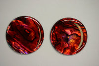 4 Red Paua Shell Round Cabochon Calibrated 4mm 5mm 6mm 7mm 8mm 10mm 12mm 14mm Gemstones US SELLER