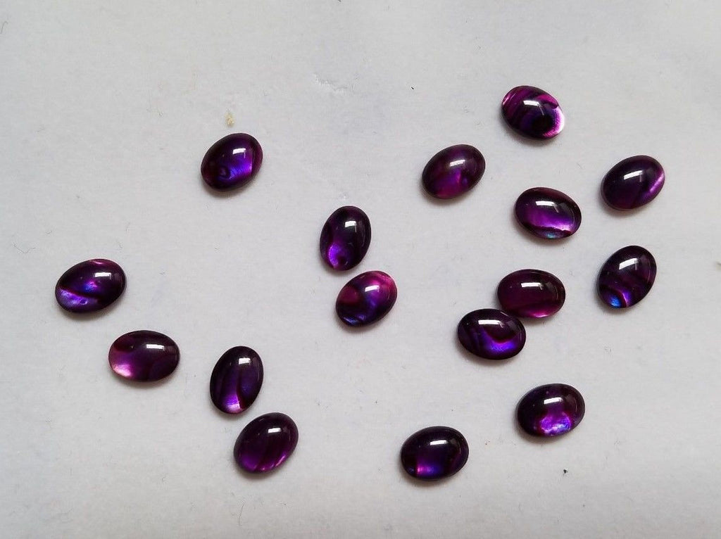 10 Paua Shell Purple Oval Cabochon High Quality 4x6 5x7 6x8 7x9 8x10 10x12 10x14mm Gemstones US SELLER