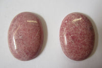 6pcs Rhodonite Calibrated Oval Cabochon 10x12mm 10x14mm 12x16mm 13x18mm 15x20mm Gemstones US SELLER