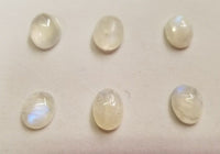 Natural Rainbow Moonstone Oval Cabochon High Quality Gemstones  8x10mm 8x11mm 10x12mm 10x14mm US SELLER