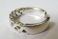 Sterling Silver Adjustable Toe Ring Celtic Design Solid 925 Thick and Heavy Jewelry