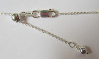 Sterling Silver .75mm Adjustable Box 22" Chain