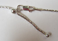 1.3mm 925 Sterling Silver Adjustable Diamond Cut Snake Chain Necklace up to 22" Jewelry
