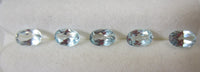 5pcs 6x8mm Natural Sky Blue Topaz Oval Faceted Gemstones Gems FREE Gem Jar Jewelry