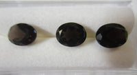 5pcs 4x6mm Natural Smoky Quartz Oval Faceted Gemstones Gems FREE Gem Jar Jewelry