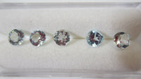 2pcs 8mm Natural Sky Blue Topaz Round Faceted Gemstones Gems FREE Gem Jar Jewelry
