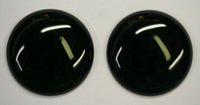 38mm Black Onyx Calibrated Round Cabochon Cab Gems Gemstones US SELLER