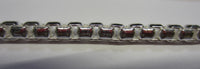24" 5.3mm Solid 925 Sterling Silver Long Large Box Chain Necklace Made in Italy Jewelry 80053