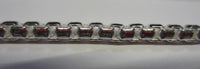 20" 5.3mm Solid 925 Sterling Silver Long Large Box Chain Necklace Made in Italy Jewelry 80053