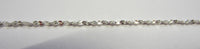 20" 1.2mm Solid .925 Sterling Silver Twist Serp Chain Pendant Chain Necklace 81212
