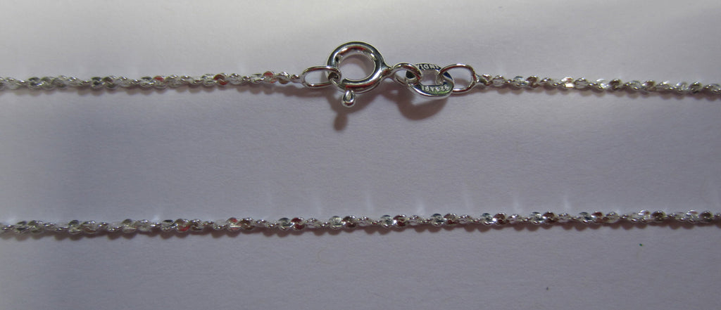 24" 1.2mm Solid .925 Sterling Silver Twist Serp Chain Pendant Chain Necklace 81212