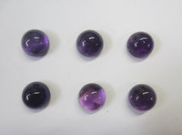 1pc African Amethyst Round Cabochon High Quality Gemstones 9mm 11mm 12mm 13mm