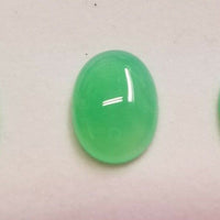 Chrysoprase Oval flat back Cabochon High Quality 4x6 5x7 up to 10x14 sizes