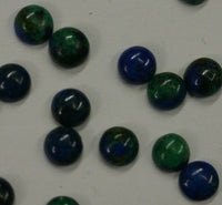 4pcs Natural Azurite Malachite Calibrated Round Cabochon 4mm 5mm Gemstones